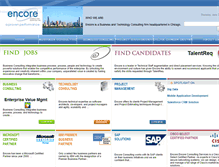 Tablet Screenshot of encoreconsulting.com